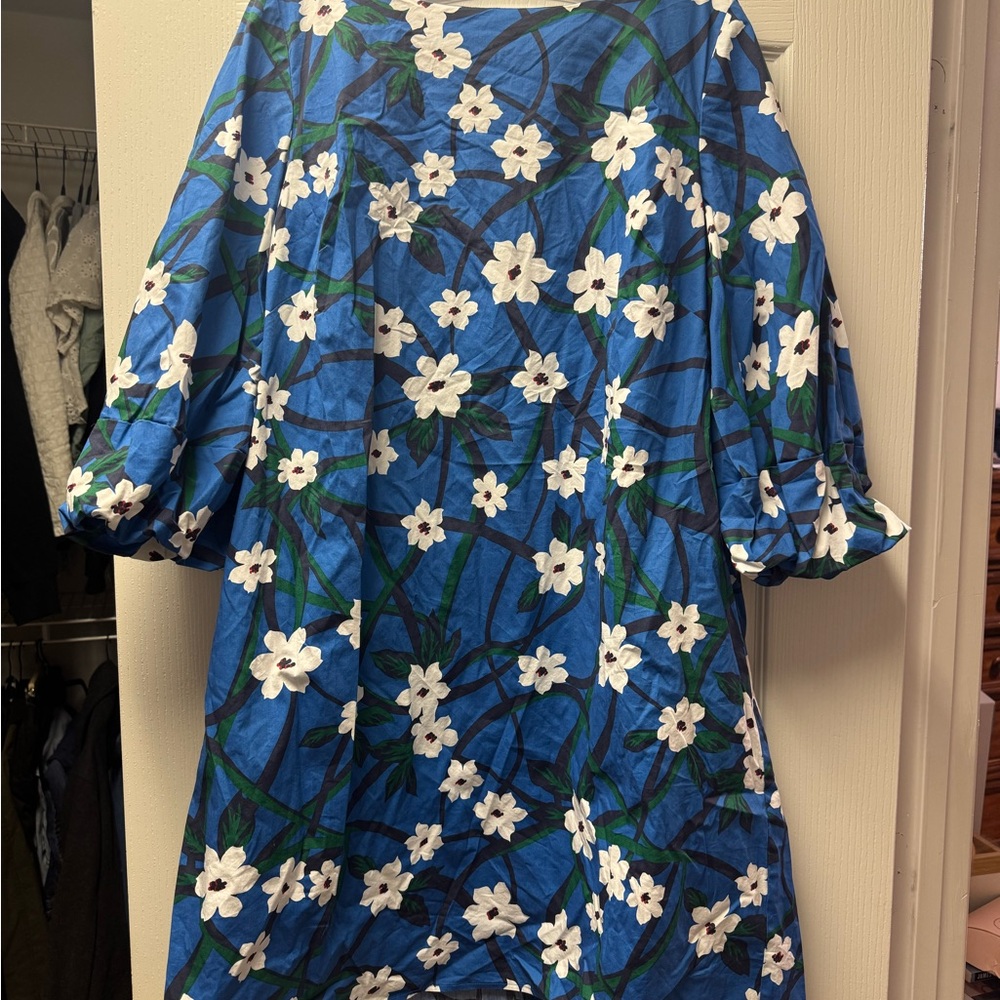 Floral Blue Dress